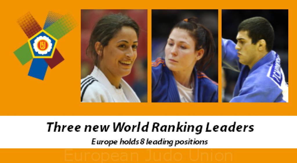 Europe celebrates three new World Ranking leaders