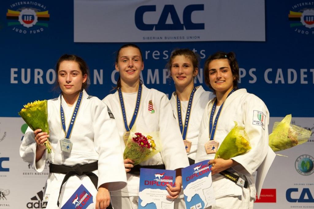 Historic medals at second day European Championships Cadets