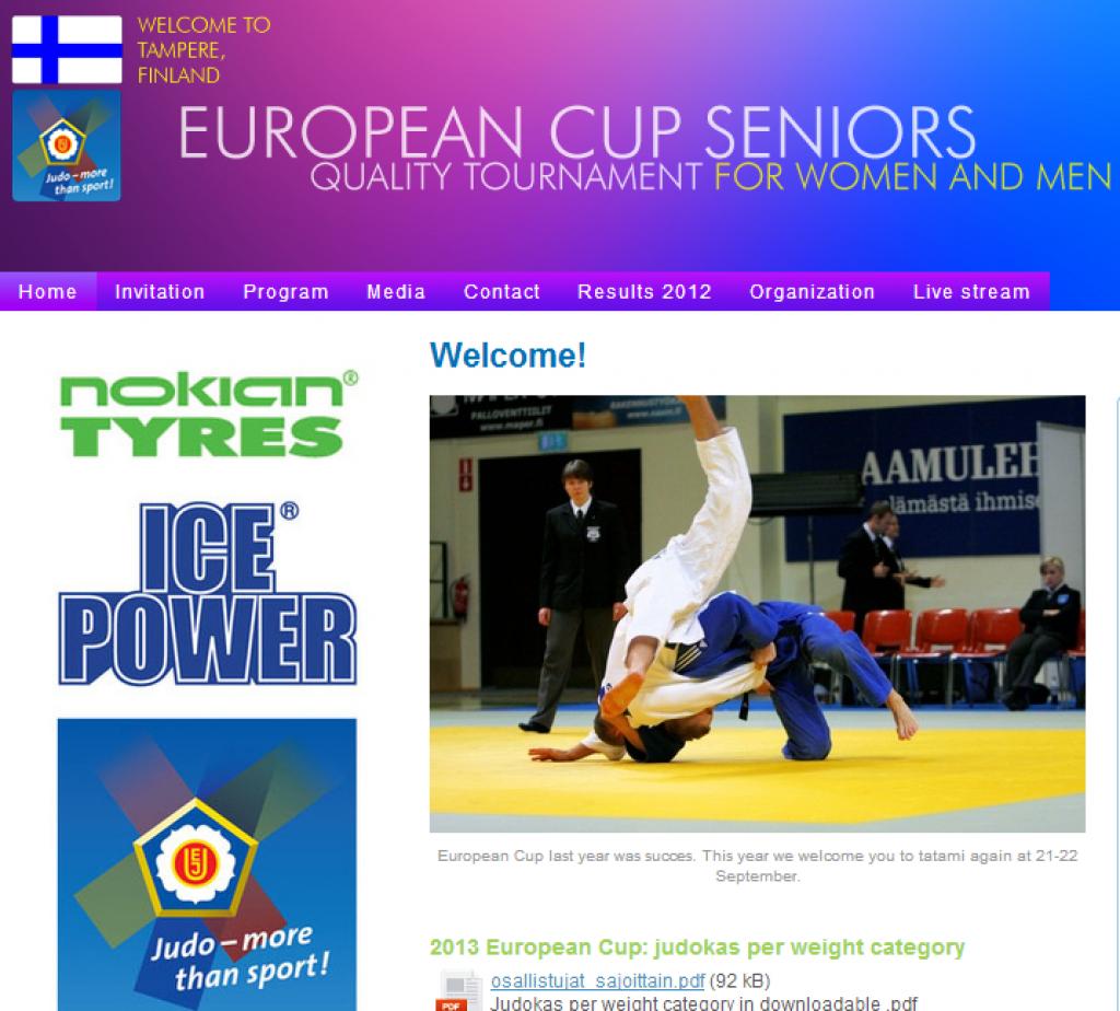 145 athletes fighting at European Cup in Tampere