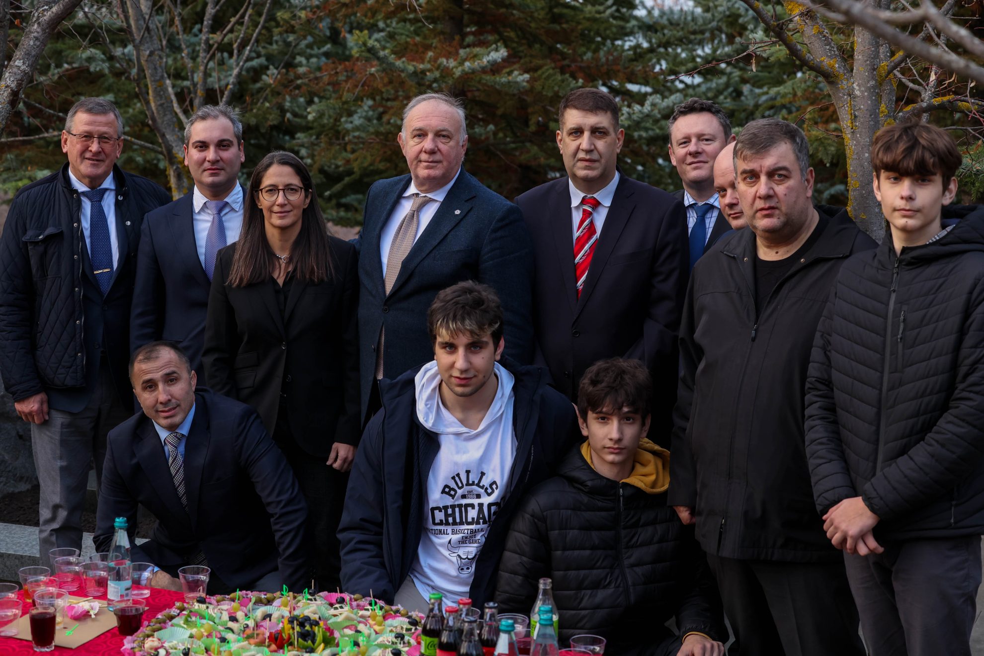 PRESIDENT DR TÓTH VISITS RESTING PLACE OF SHOTA CHOCHISHVILI WITH EJU ...