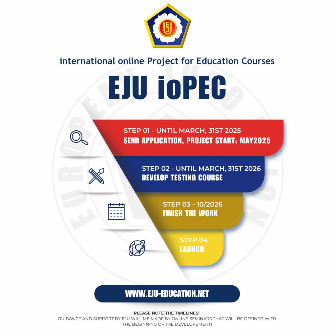ioPEC: EJU LAUNCHES INTERNATIONAL ONLINE PROJECT FOR EDUCATION COURSES