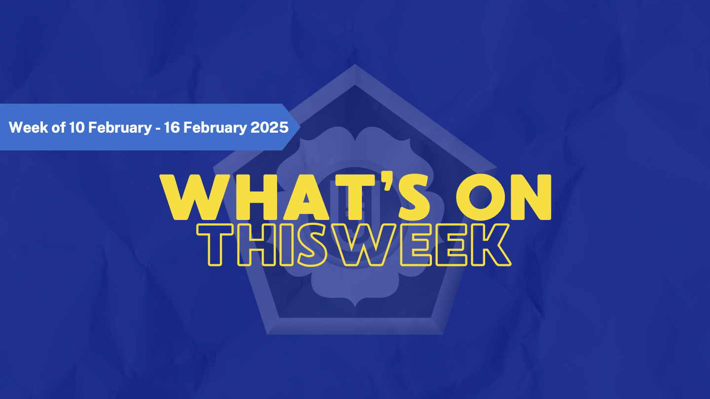 WHAT'S ON THIS WEEK?