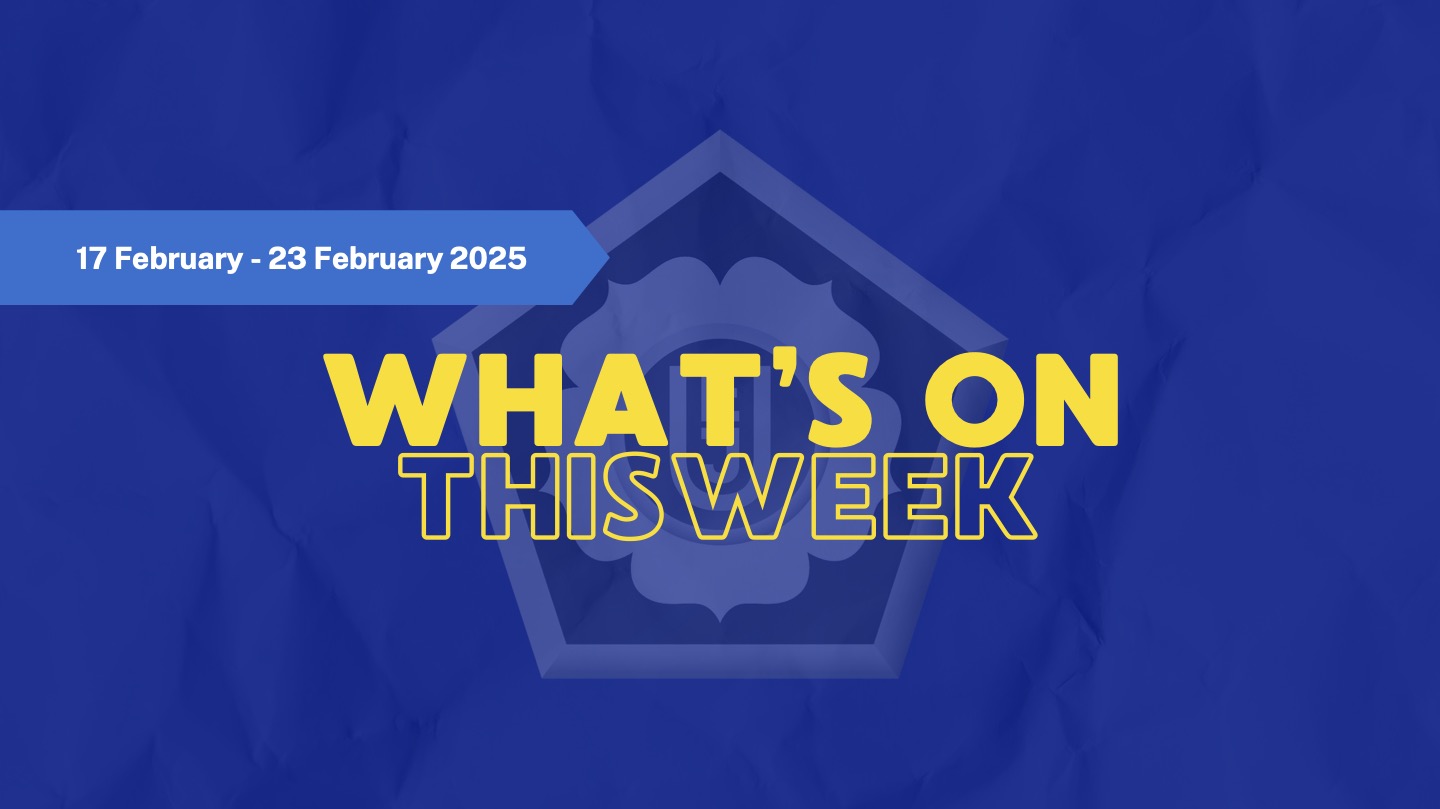 WHAT'S ON THIS WEEK?