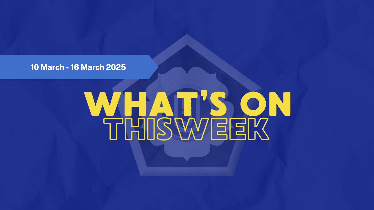 WHAT'S ON THIS WEEK?