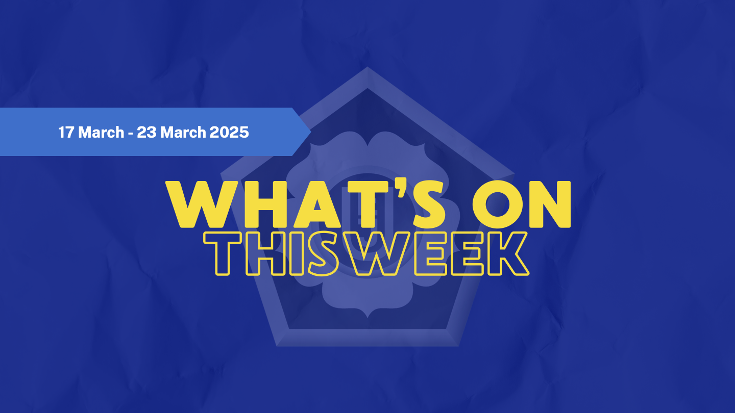 WHAT'S ON THIS WEEK?