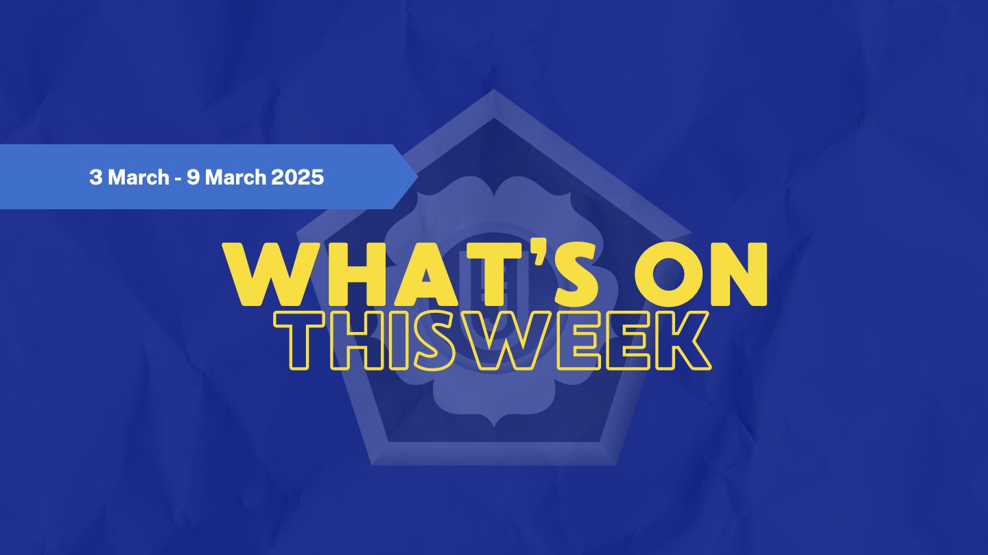 WHAT'S ON THIS WEEK?