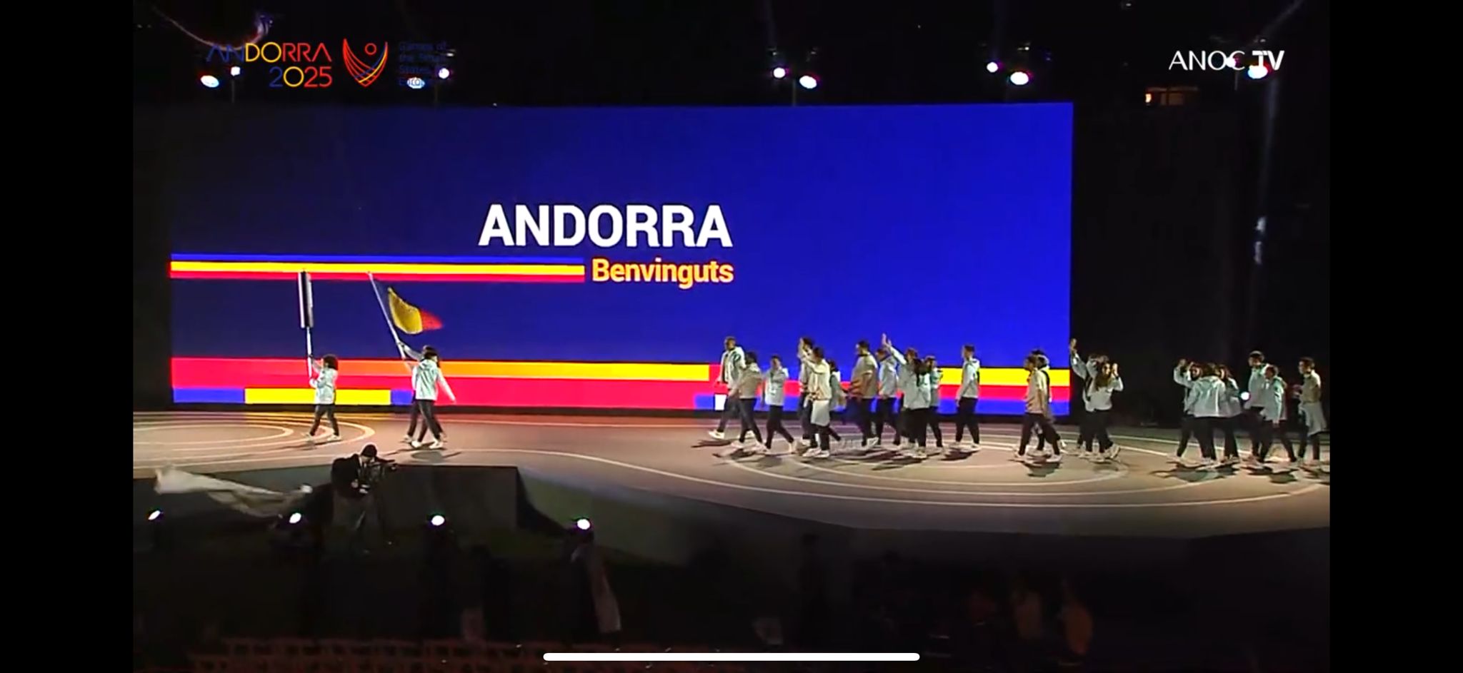 Judoka Among Flag Bearers at GSSE 2025 Opening Ceremony