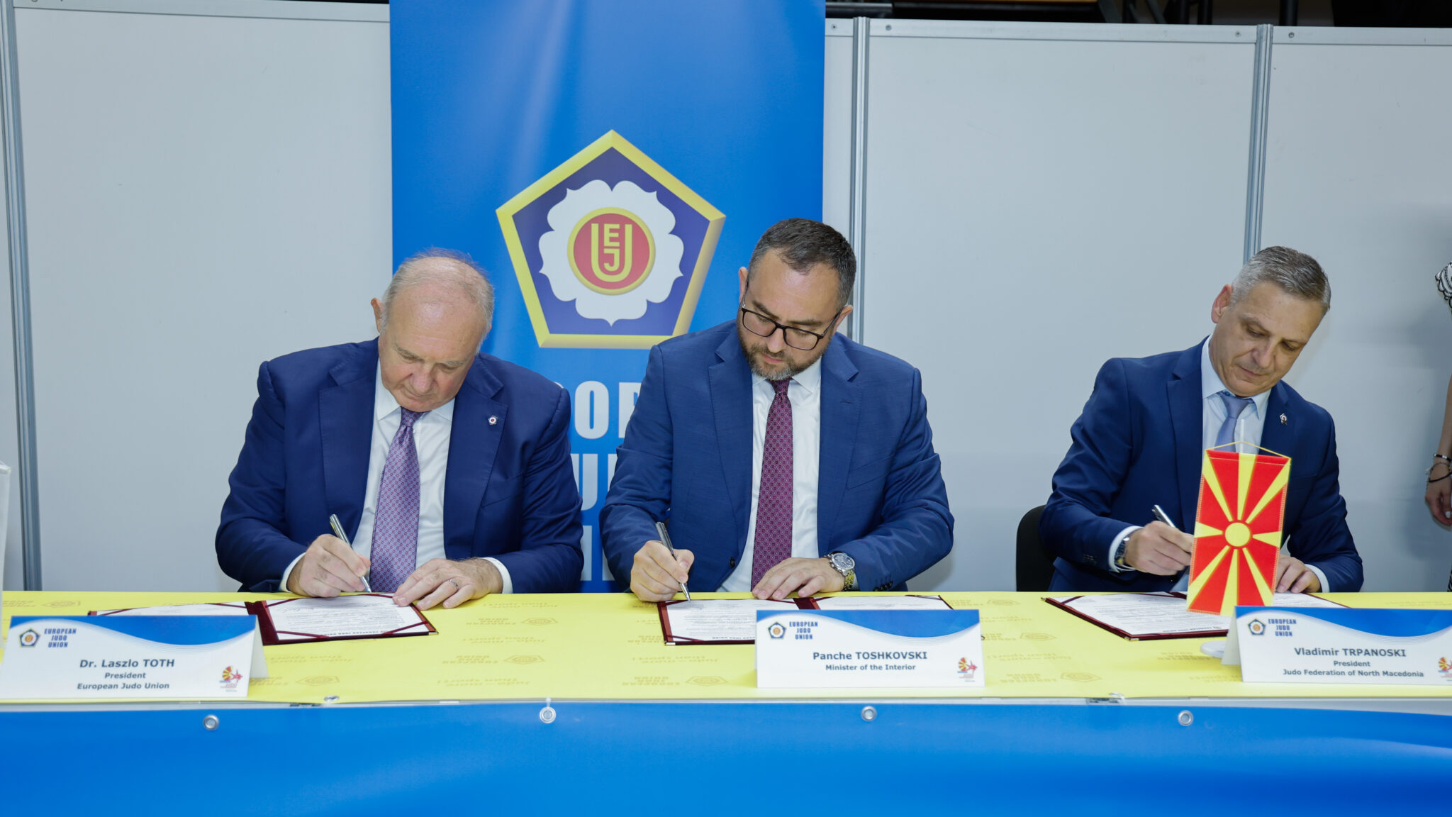 Memorandum Signed to Strengthen Collaboration Between European Judo Union and North Macedonian Authorities