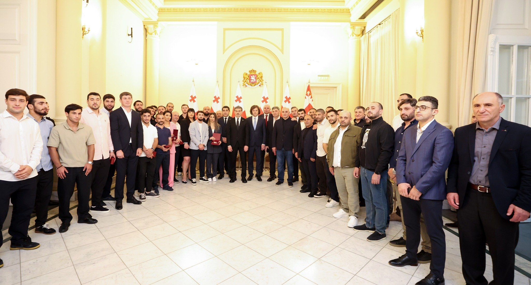 National Honours Bestowed Upon Team Georgia