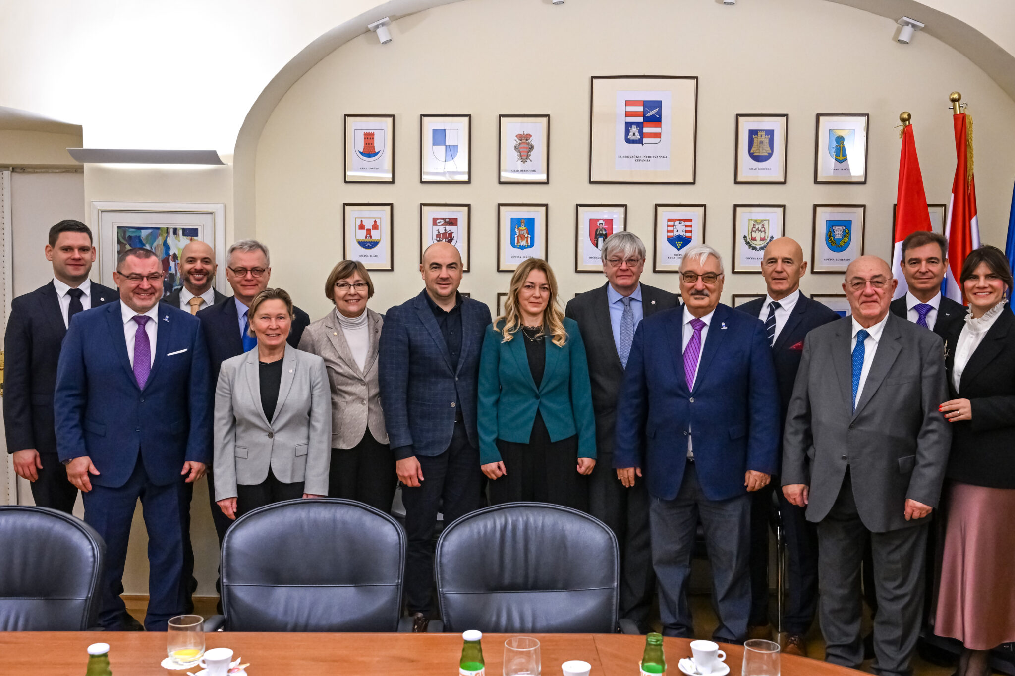 EJU Medical Seminar Begins with Reception at the Prefecture