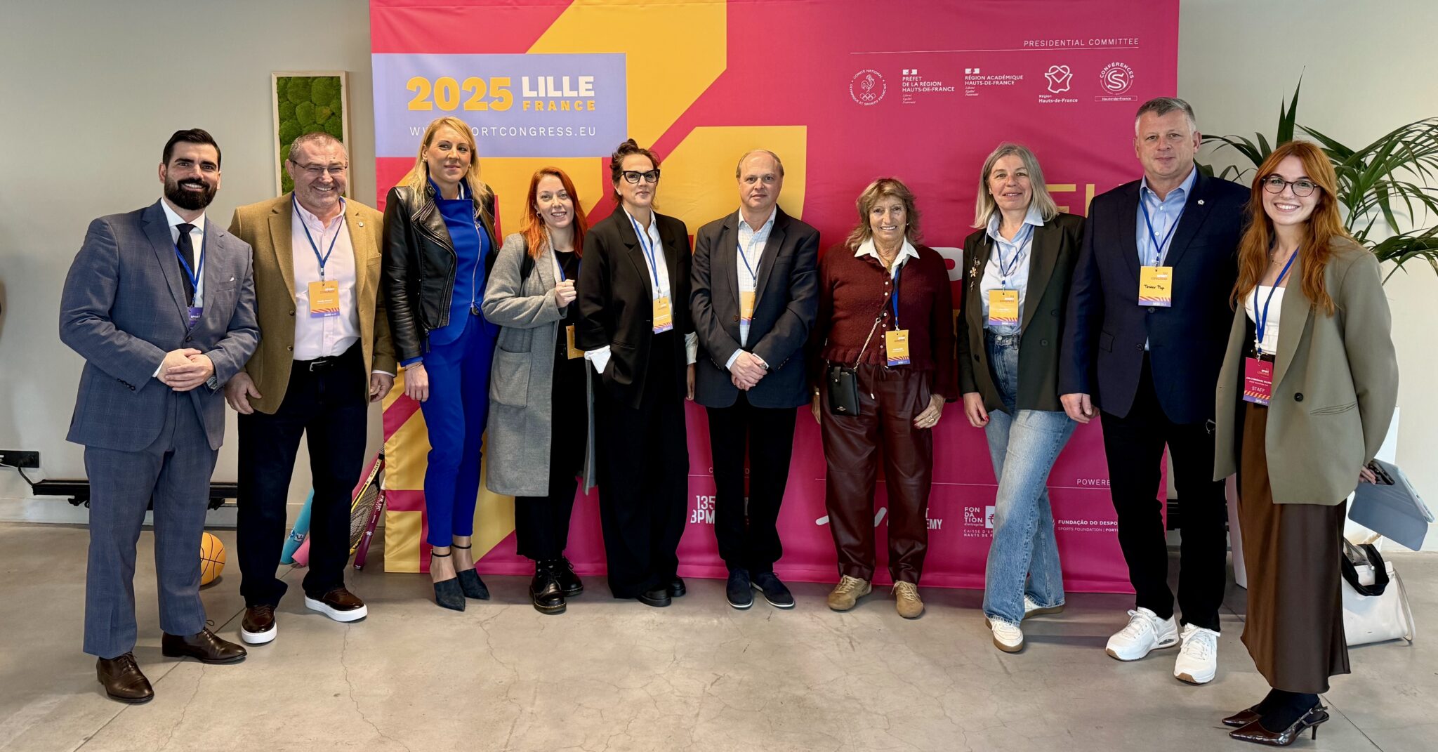 DATA Project Team at the European Sport Congress 2025 in Lille