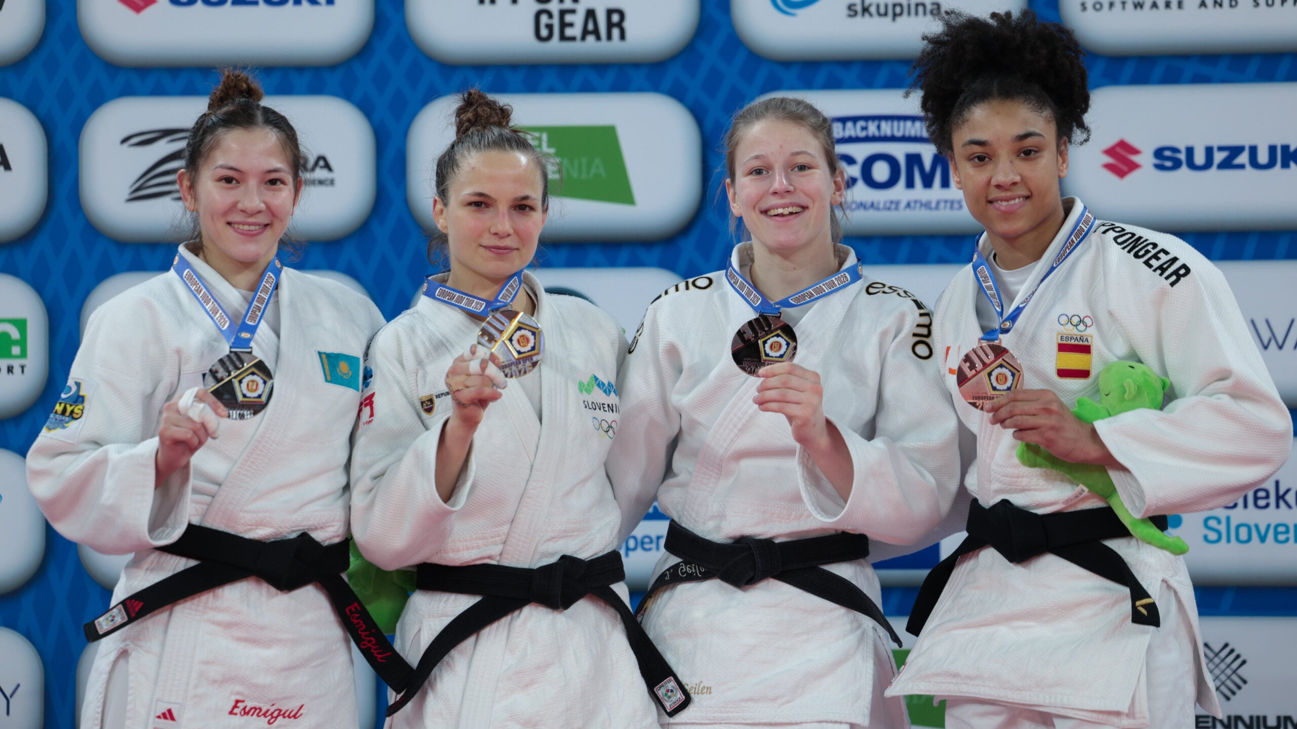 Podium -63kg category 
