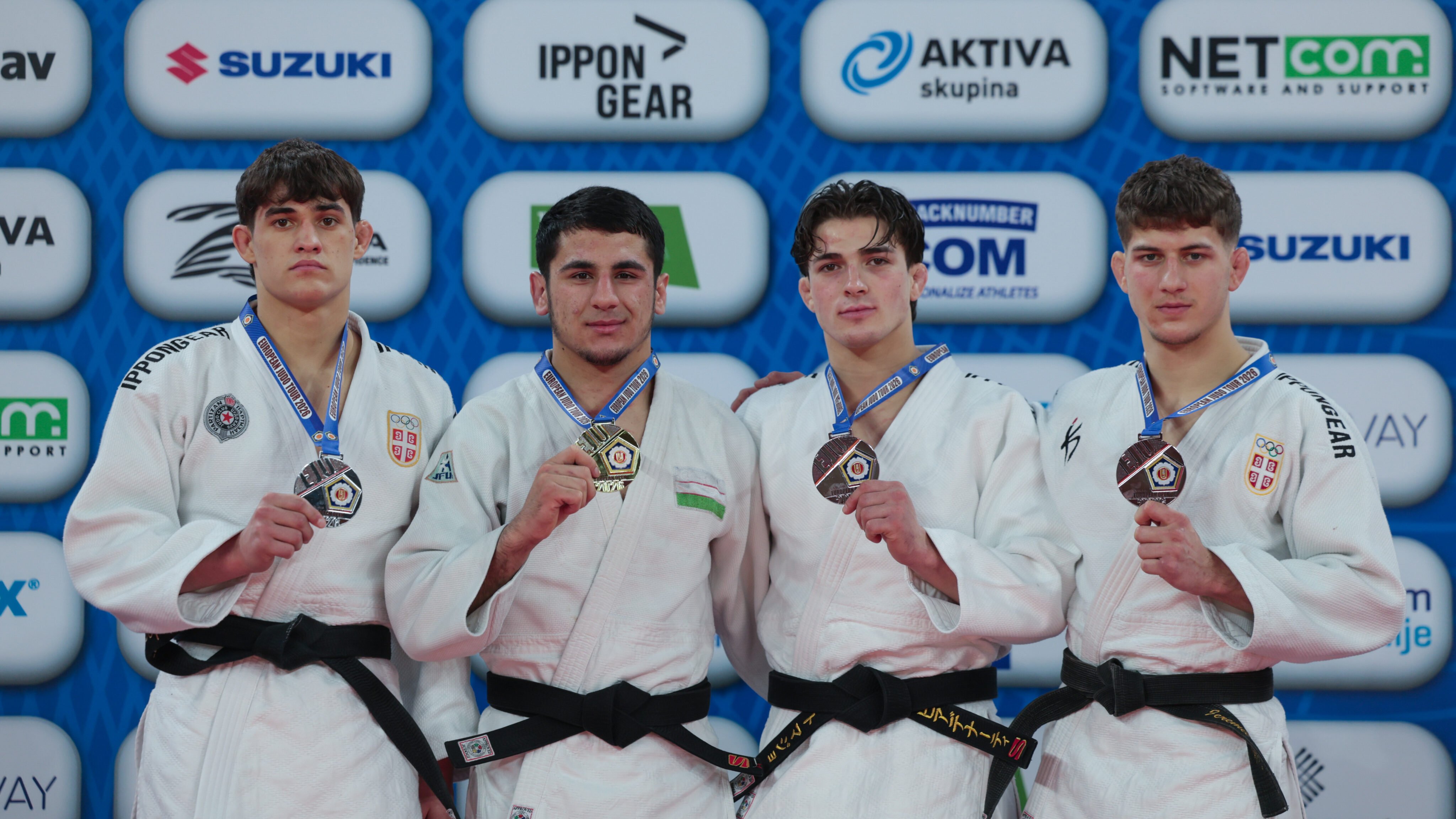 Podium -66kg category 