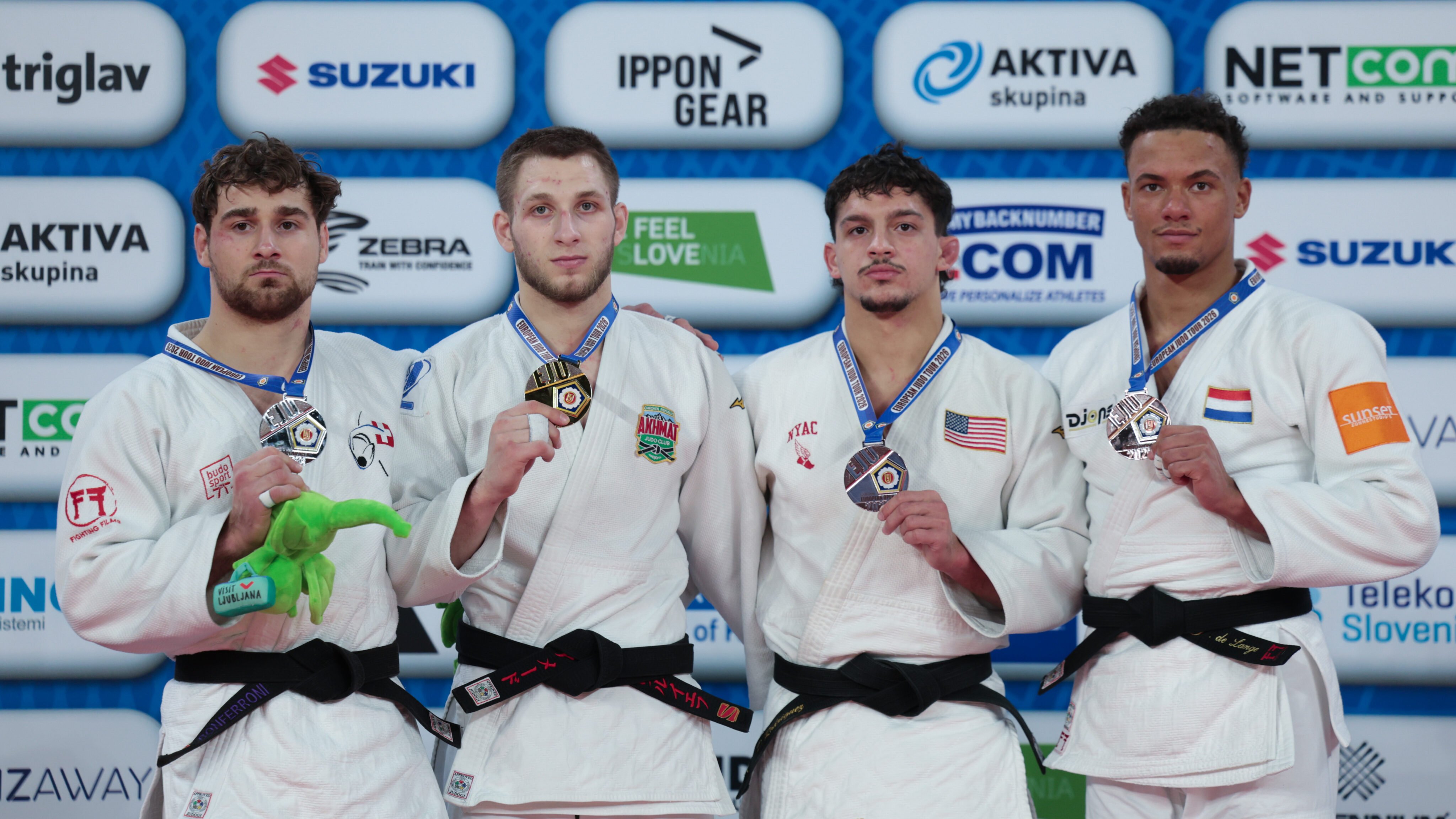 Podium -81kg category 