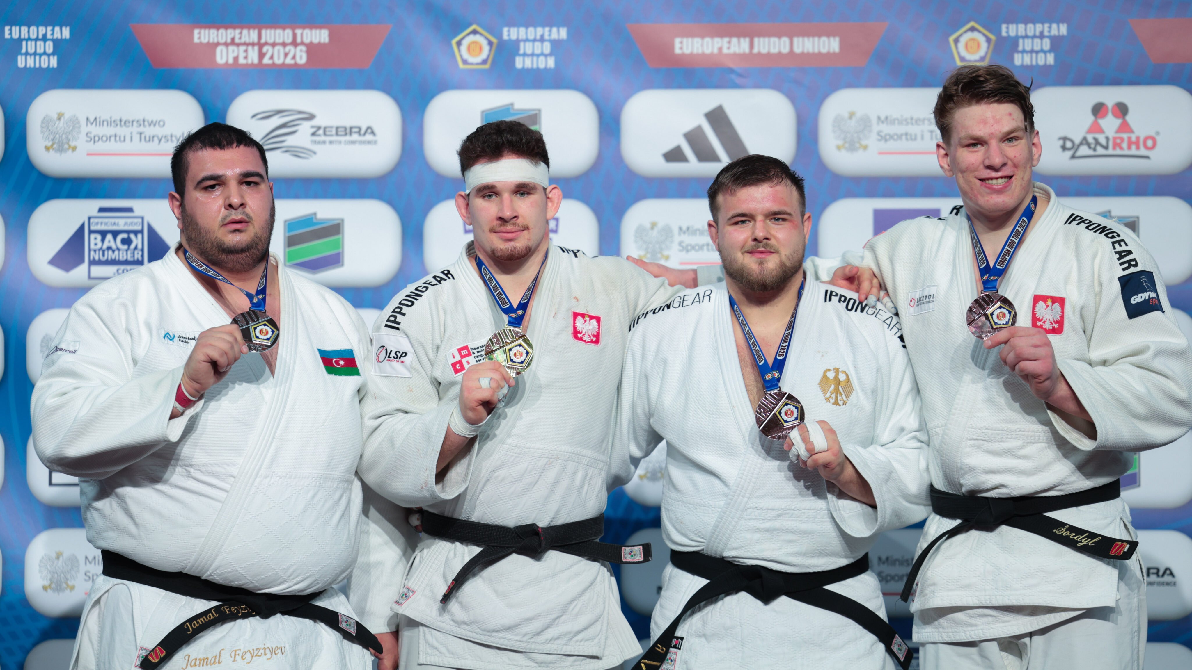 Podium +100kg category 