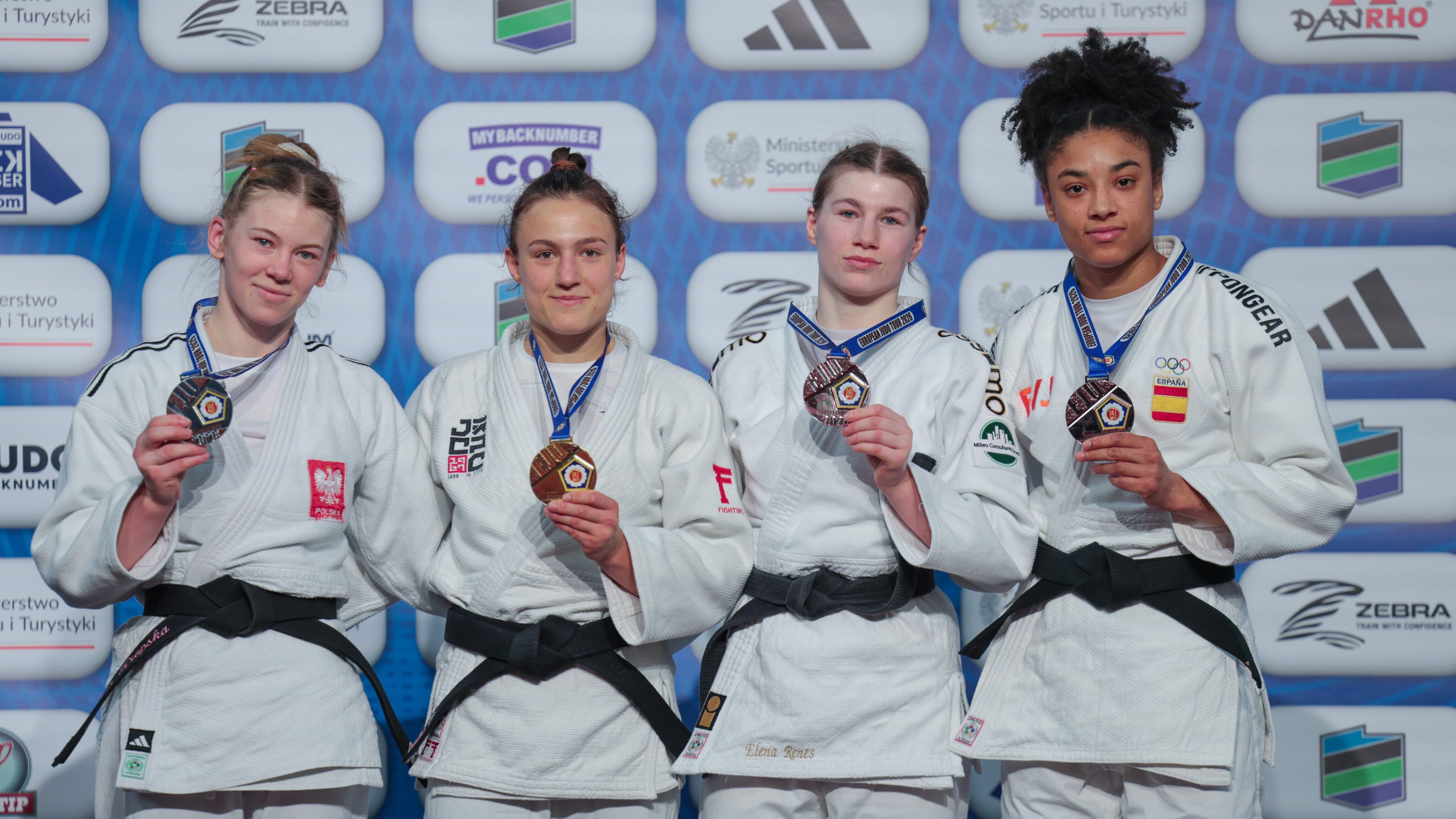 Podium -63kg category 