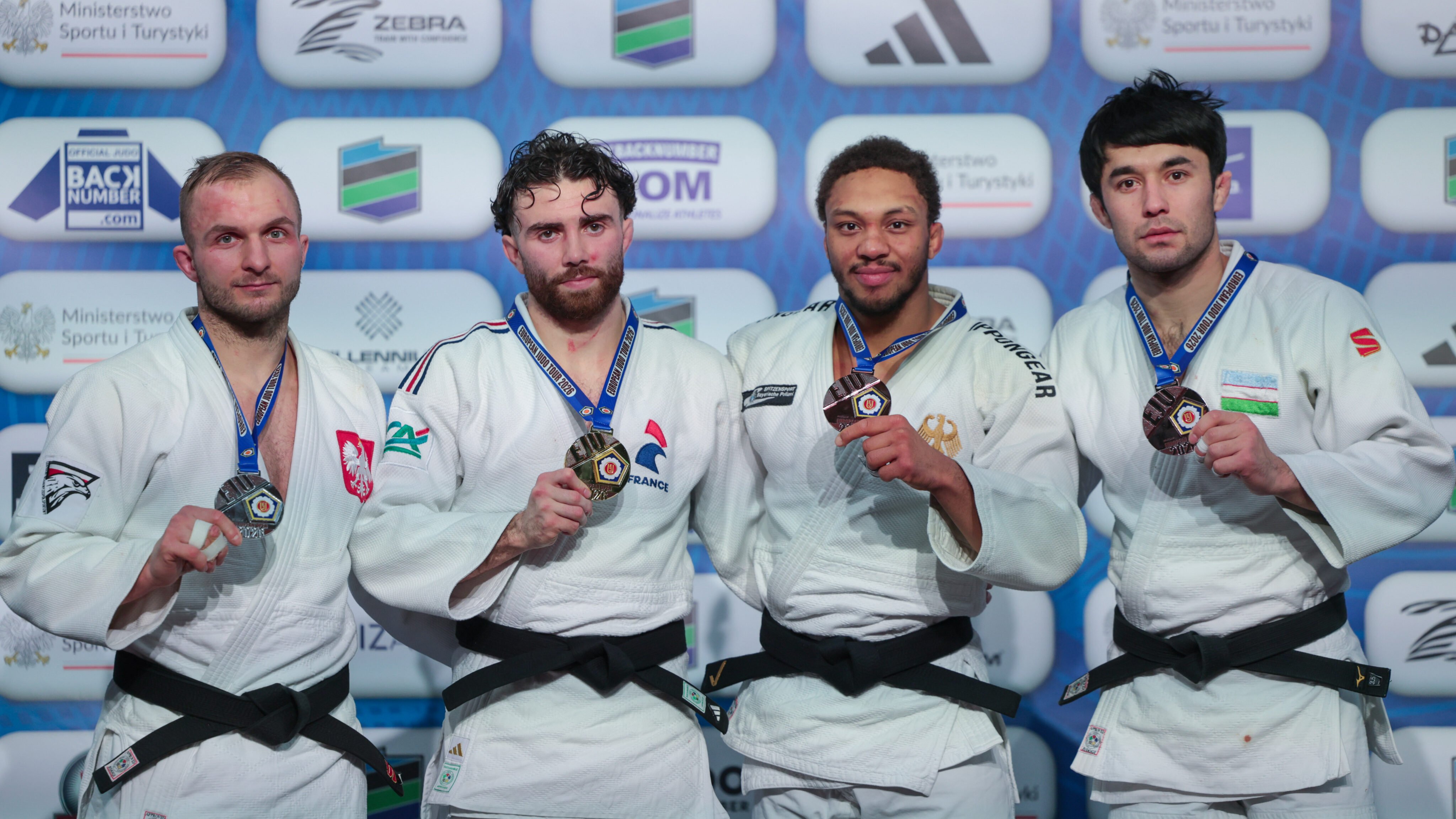 Podium -73kg category 