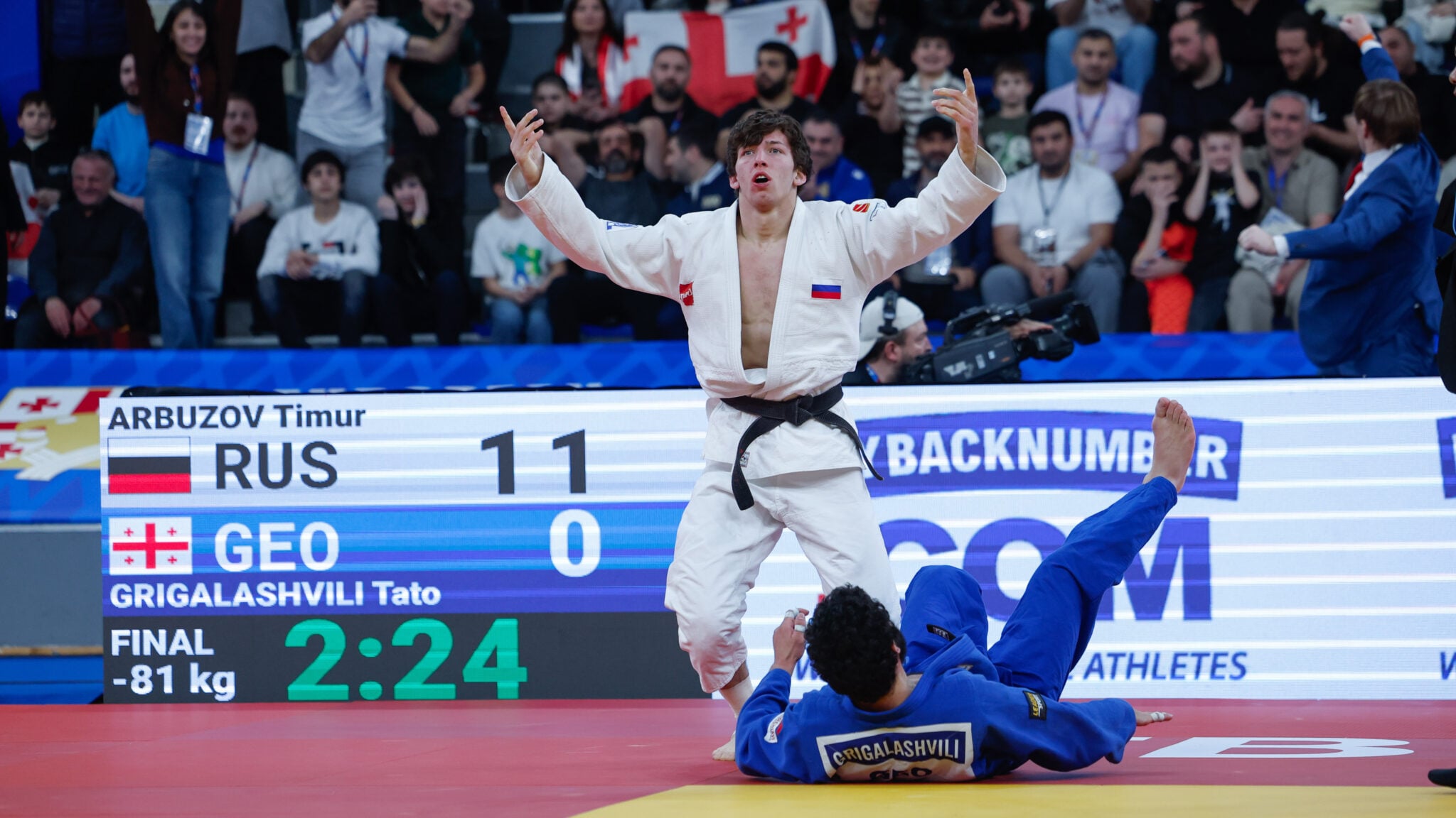 Timur Treats Tato to Three Throws for the Top Tier